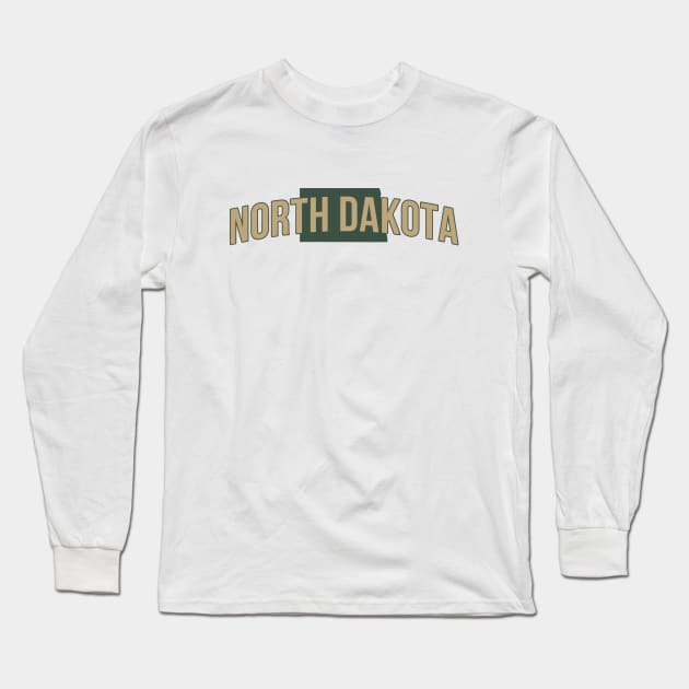 North Dakota Long Sleeve T-Shirt by Novel_Designs